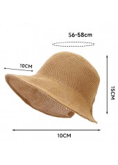 Dark Camel Breathable Visor Straw Hat | thumb picture 