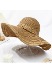 Dark Camel Color Foldable Visor Hat