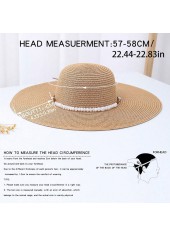 Light Camel Color Pearl Detail Visor Hat | thumb picture 