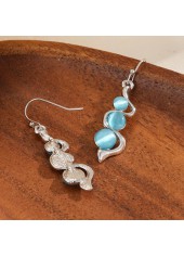 Light Blue Geometric Design Alloy Earrings | thumb picture 