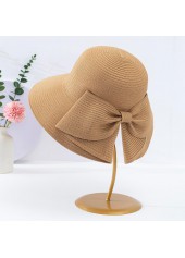 Light Camel Color Polyester Visor Hat
