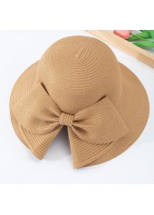 Light Camel Color Polyester Visor Hat | thumb picture 