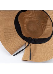 Light Camel Color Polyester Visor Hat | thumb picture 