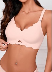 Light Pink Push-up V Neck Bra | thumb picture 