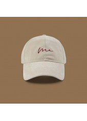 Beige Color Cotton Material Baseball Cap | thumb picture 