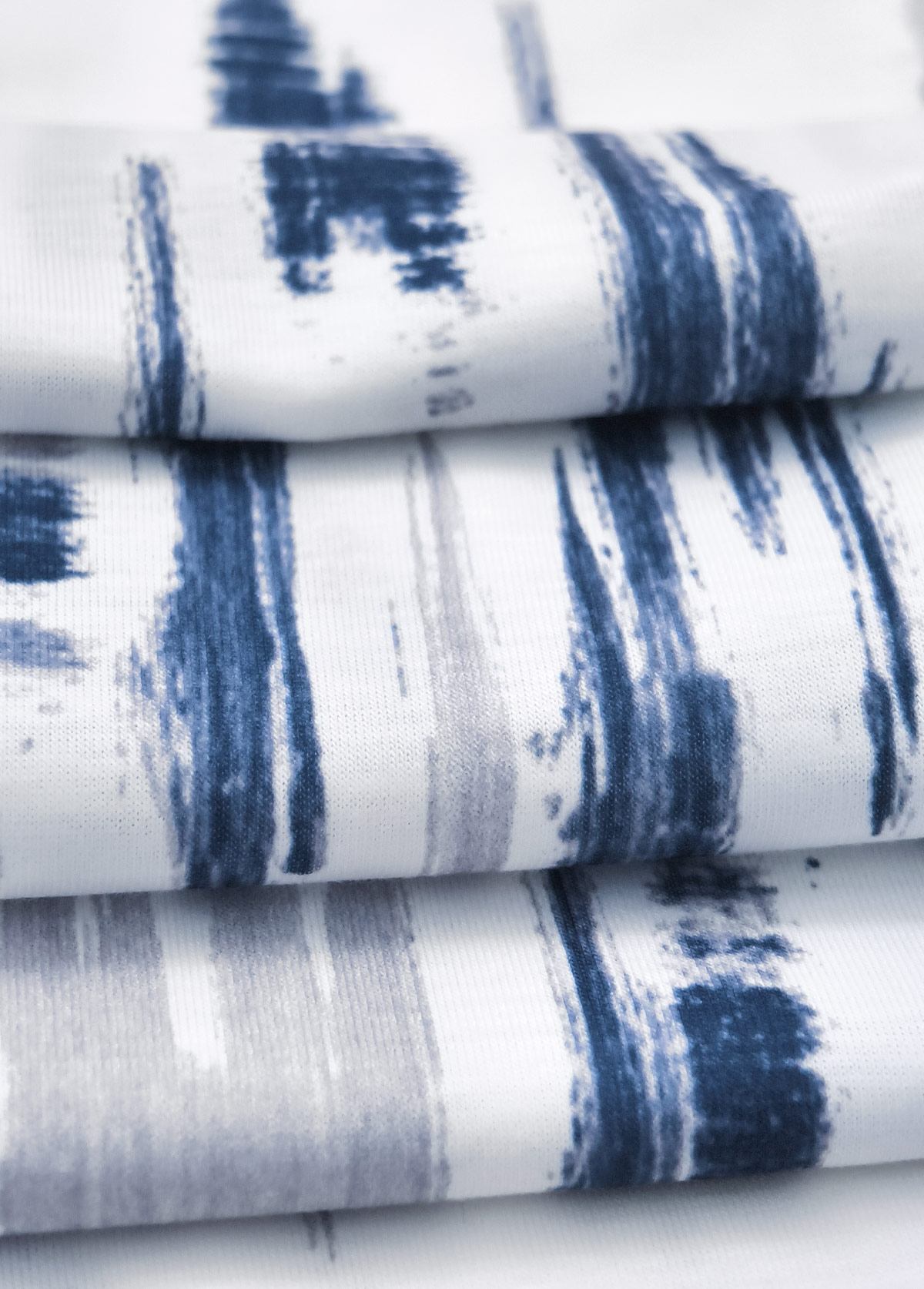 White Tie Dye Print Short Sleeve T Shirt | picture 