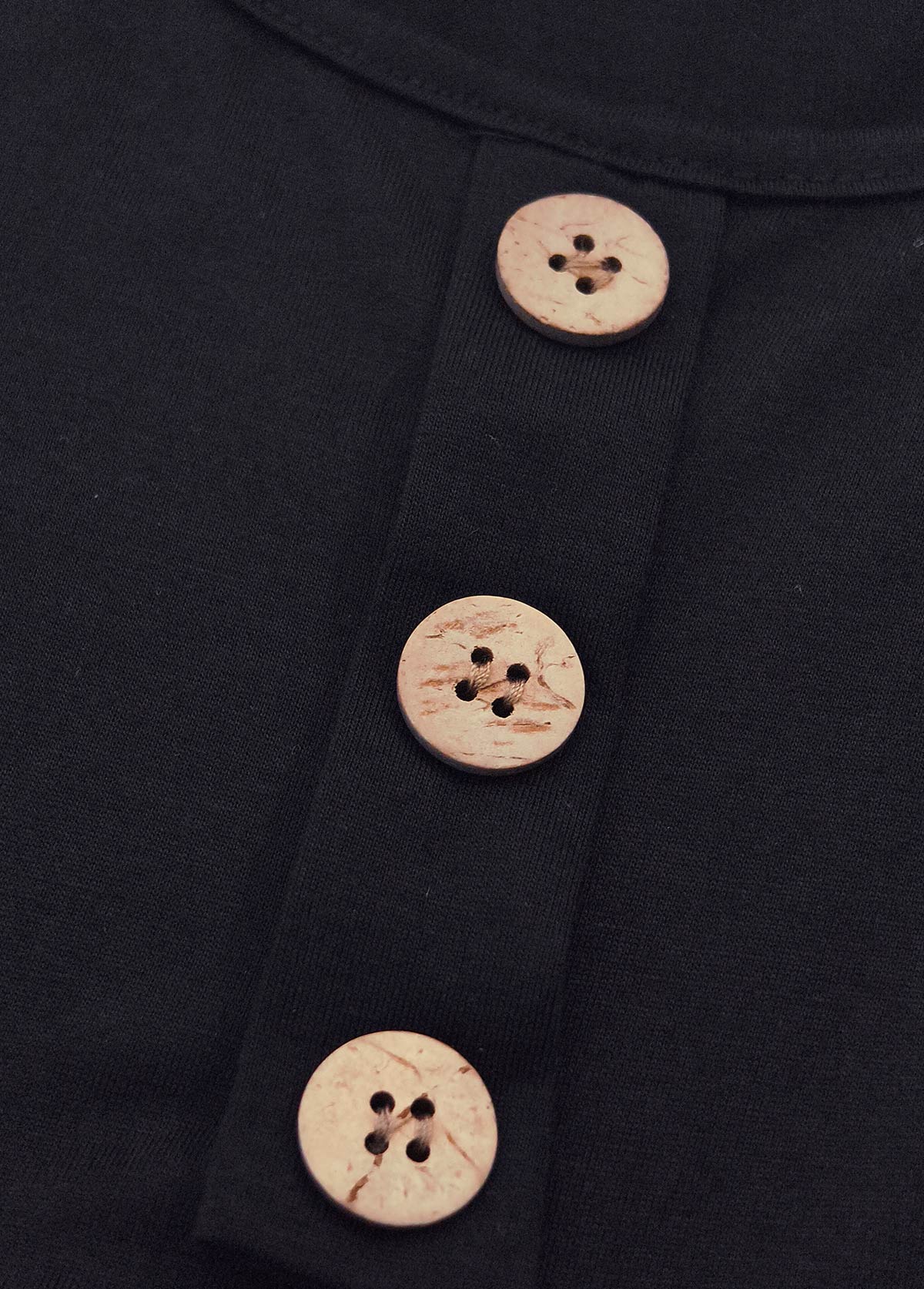 Black Leaf Print Short Sleeveless Round Neck Dress | picture 