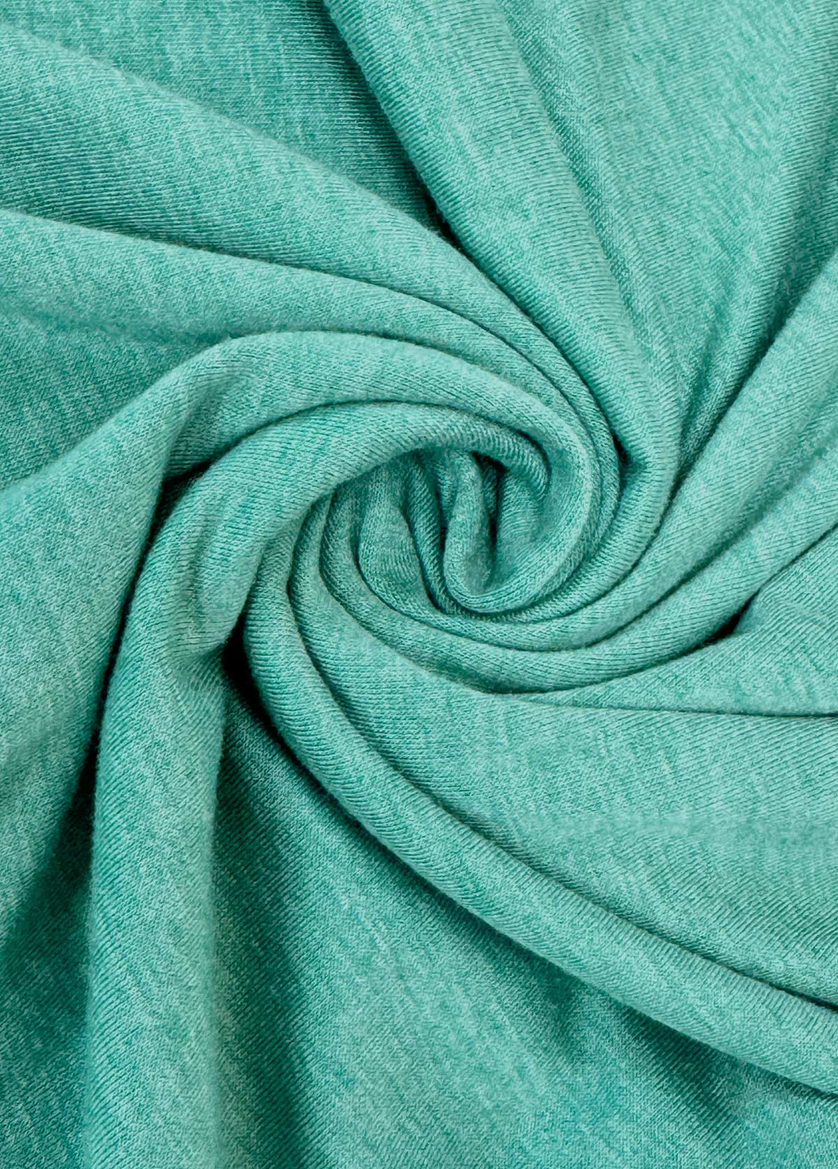 Green Shirred Sleeveless V Neck Tank Top | picture 