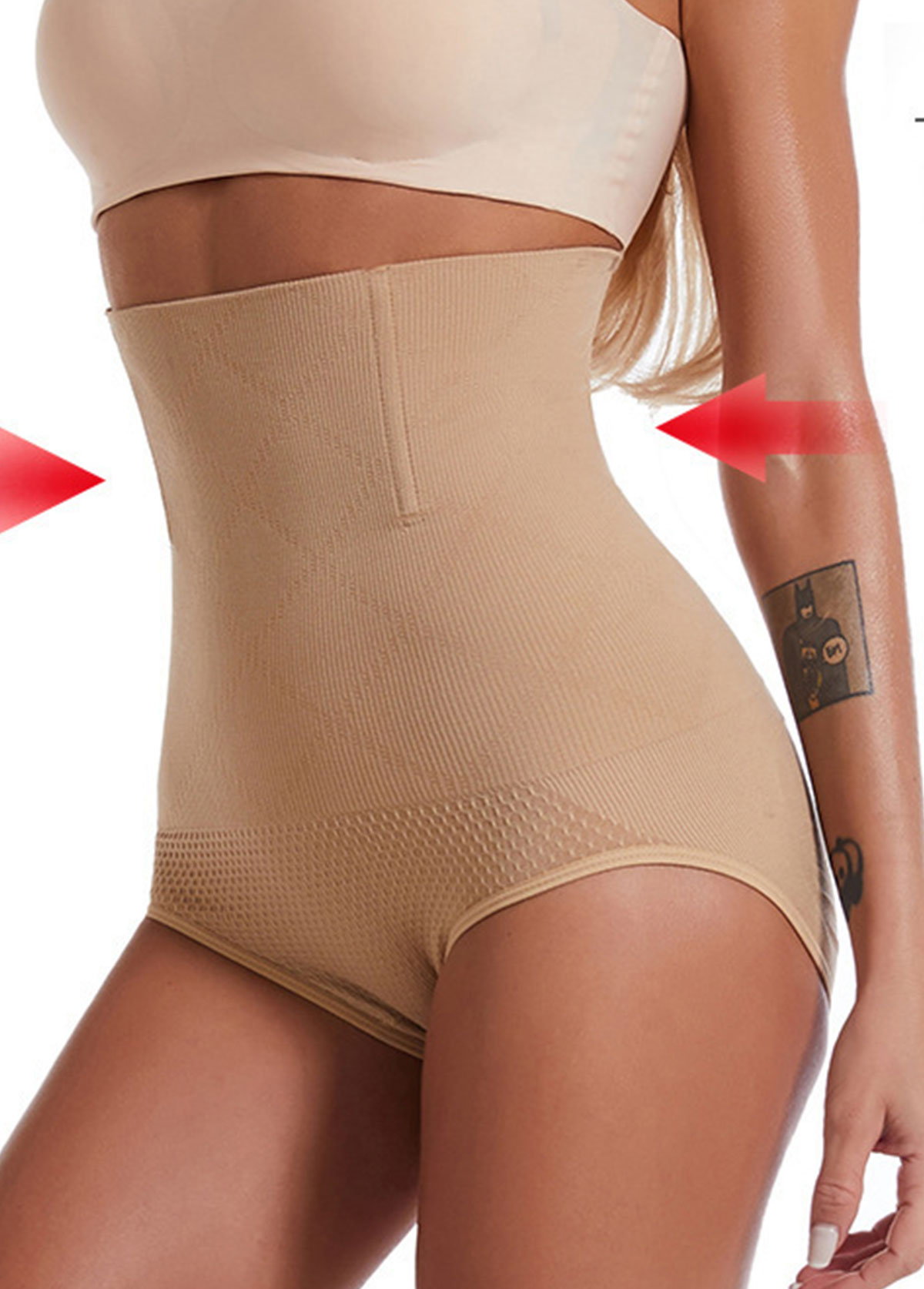 Skin Color High Waisted Shapewear Panties | picture 