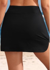 Patchwork Tribal Print Black Tankini Top-No Bottom | picture 2