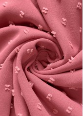 Coral A Line Short Sleeve V Neck Dress | thumb picture 