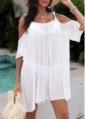 Adjustable Tie Lightweight White Cover Up