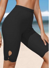 High Waisted Multi Color Swim Shorts