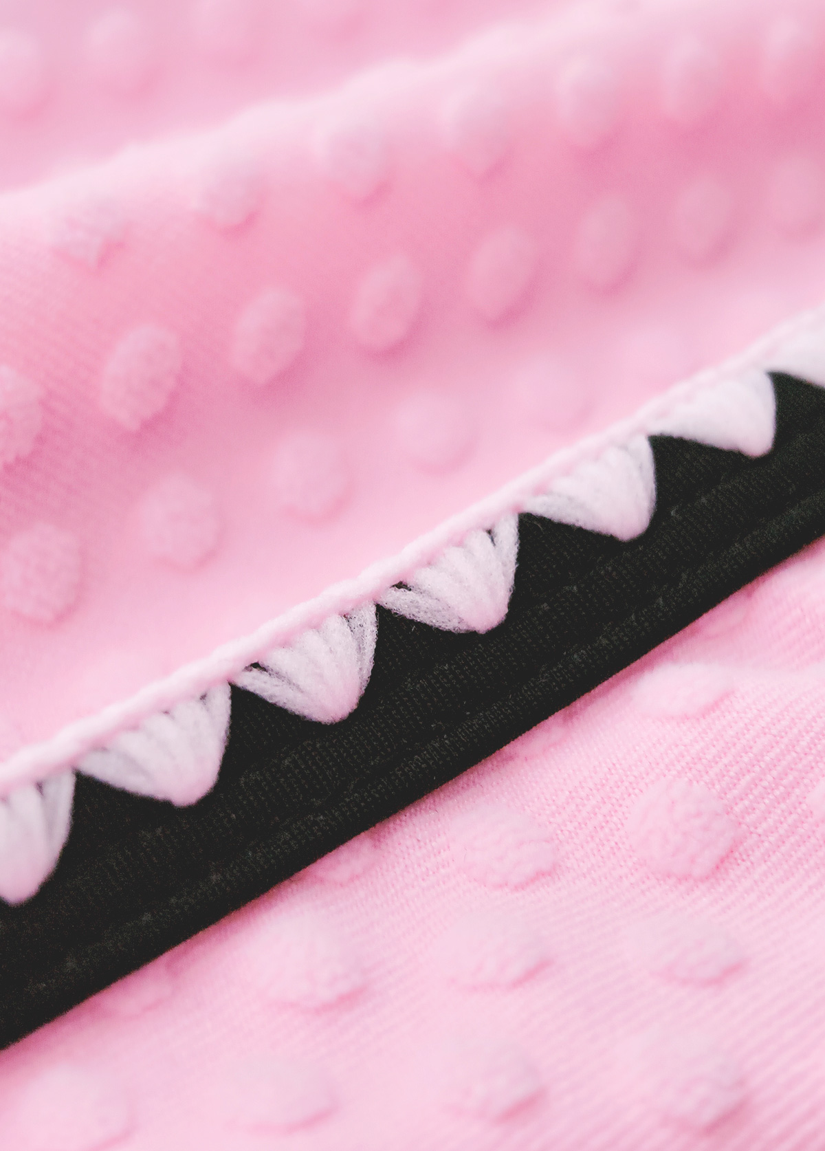 Contrast Binding Pink V-Neck Tankini Set | picture 