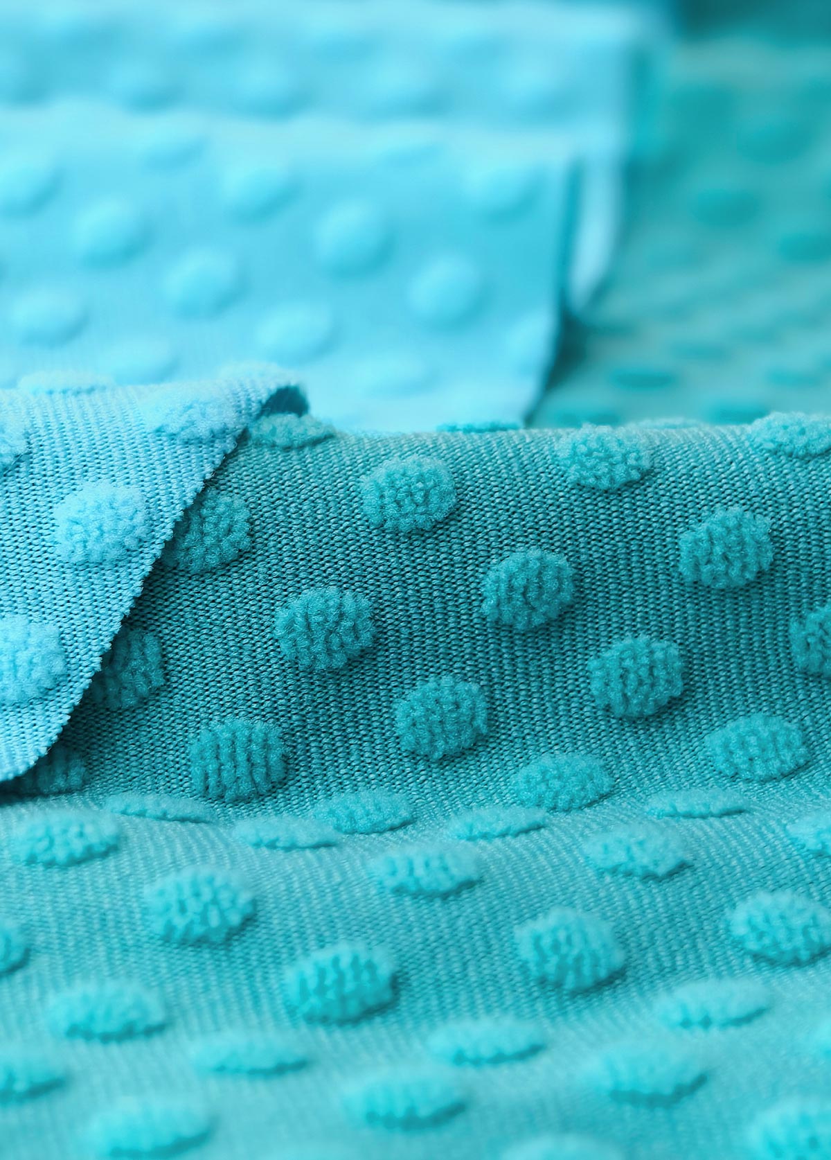 Patchwork V Neck Cyan Tankini Set | picture 