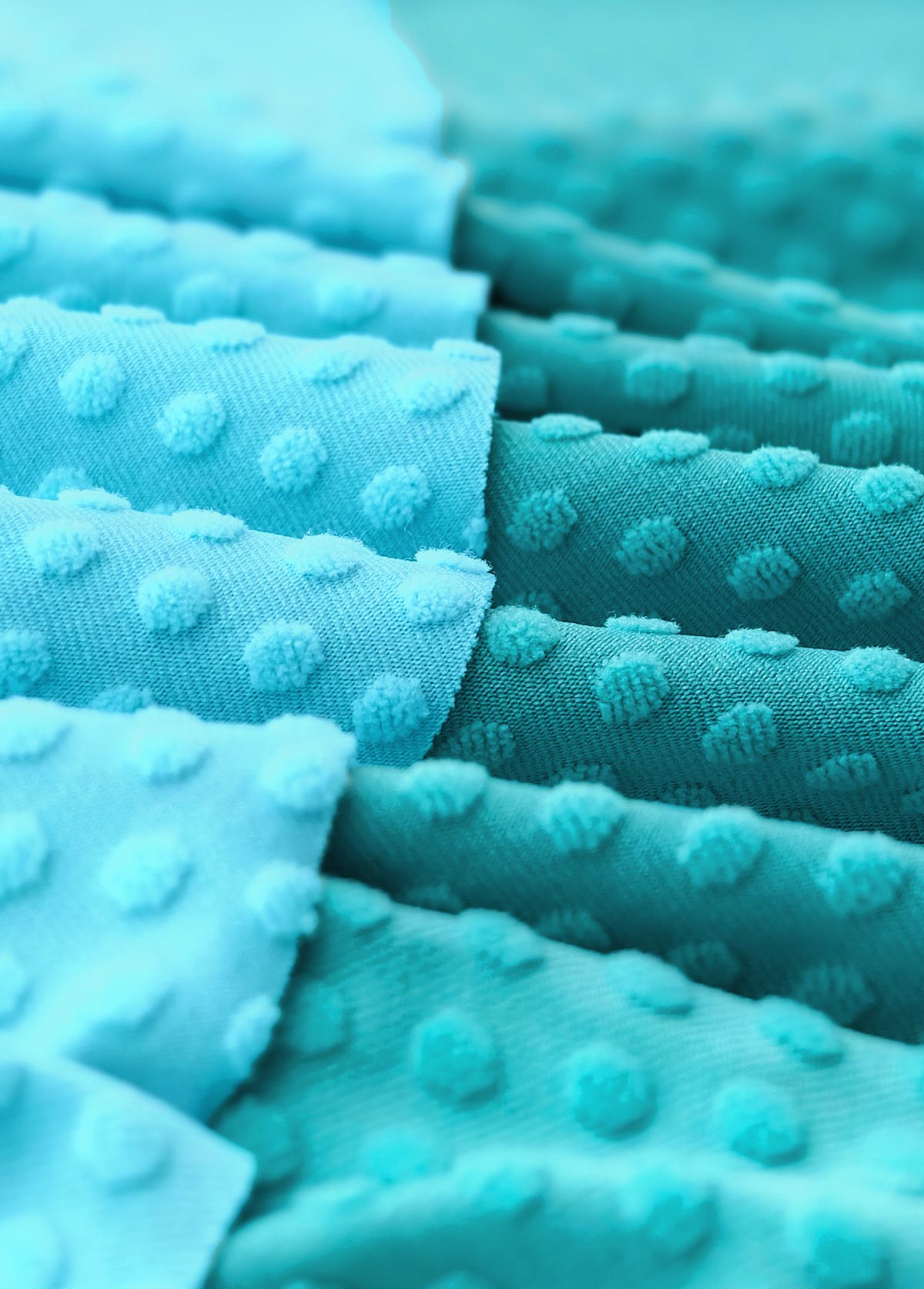 Patchwork V Neck Cyan Tankini Set | picture 