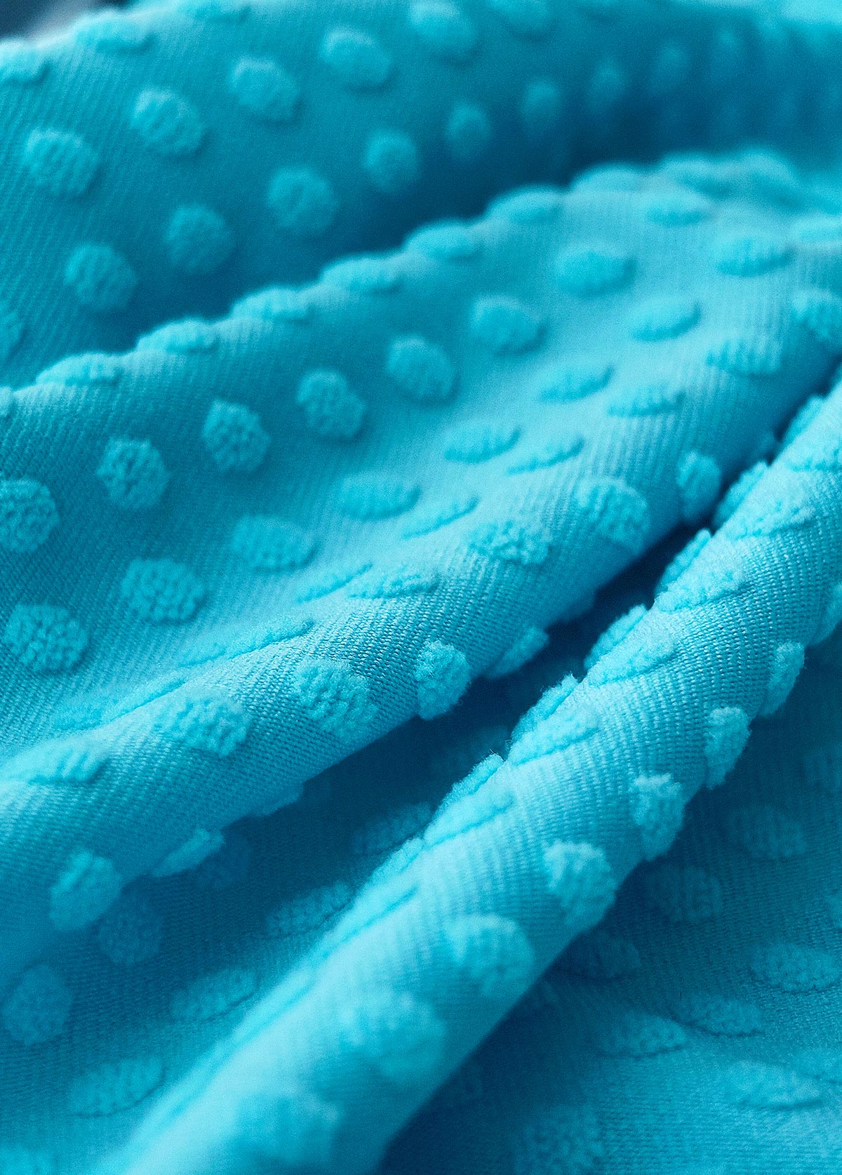 Cut Out Patchwork Cyan One Piece Swimwear | picture 