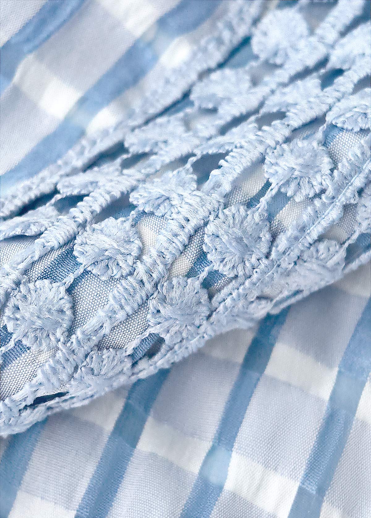 Light Blue Short A Line Sleeveless V Neck Dress | picture 