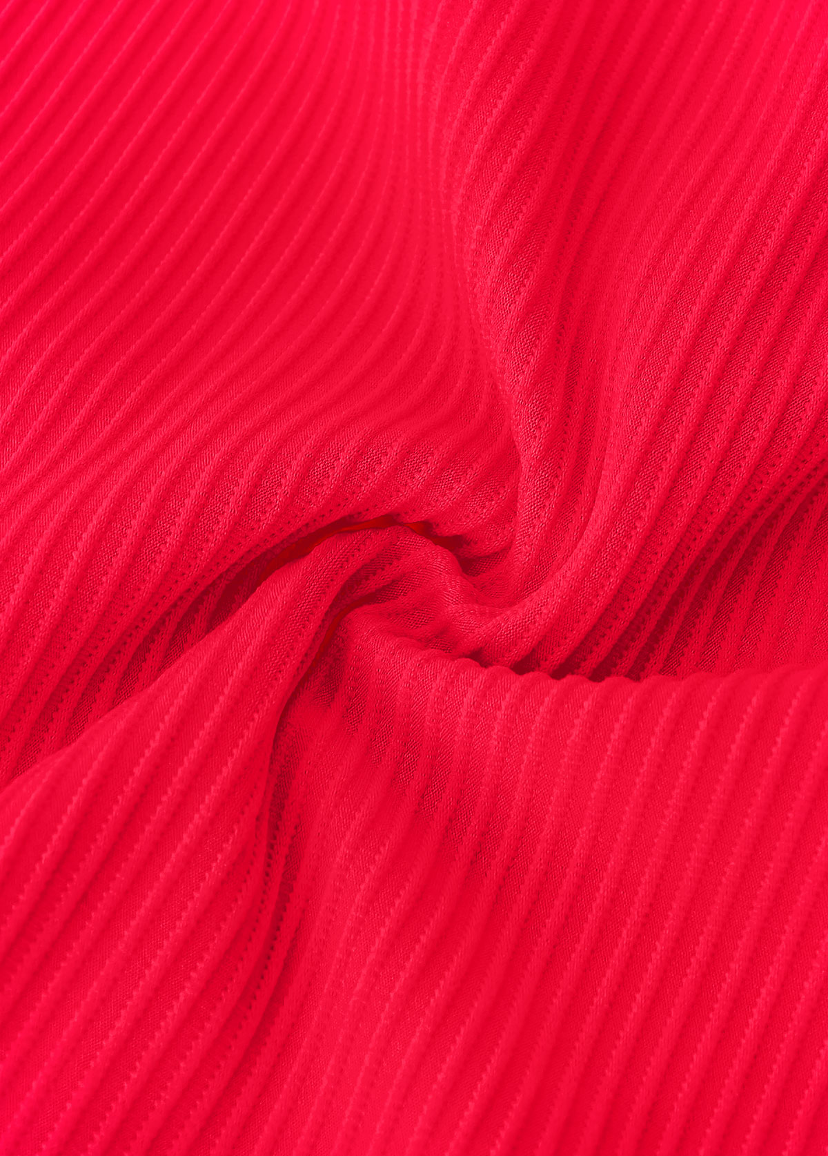 Mid Waisted Tribal Print Red Tankini Set | picture 