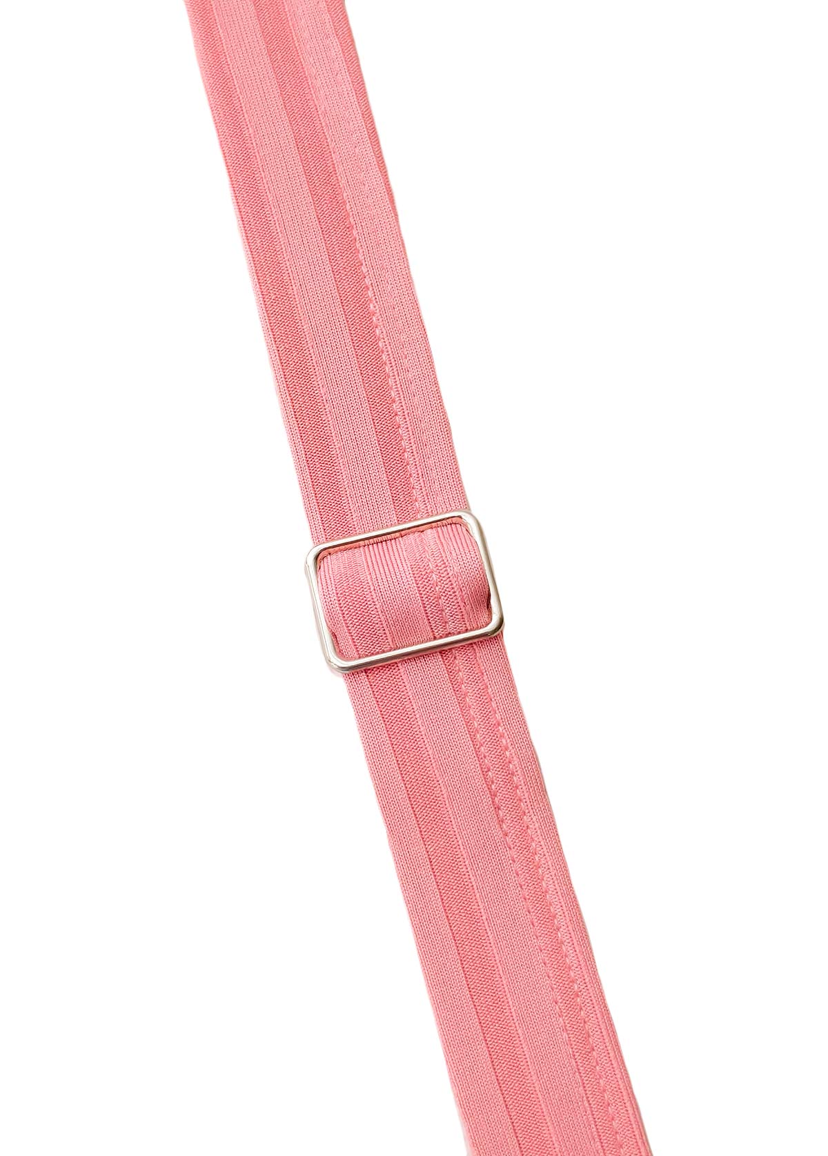 Mid Waisted Tropical Plants Print Dusty Pink Tankini Set | picture 