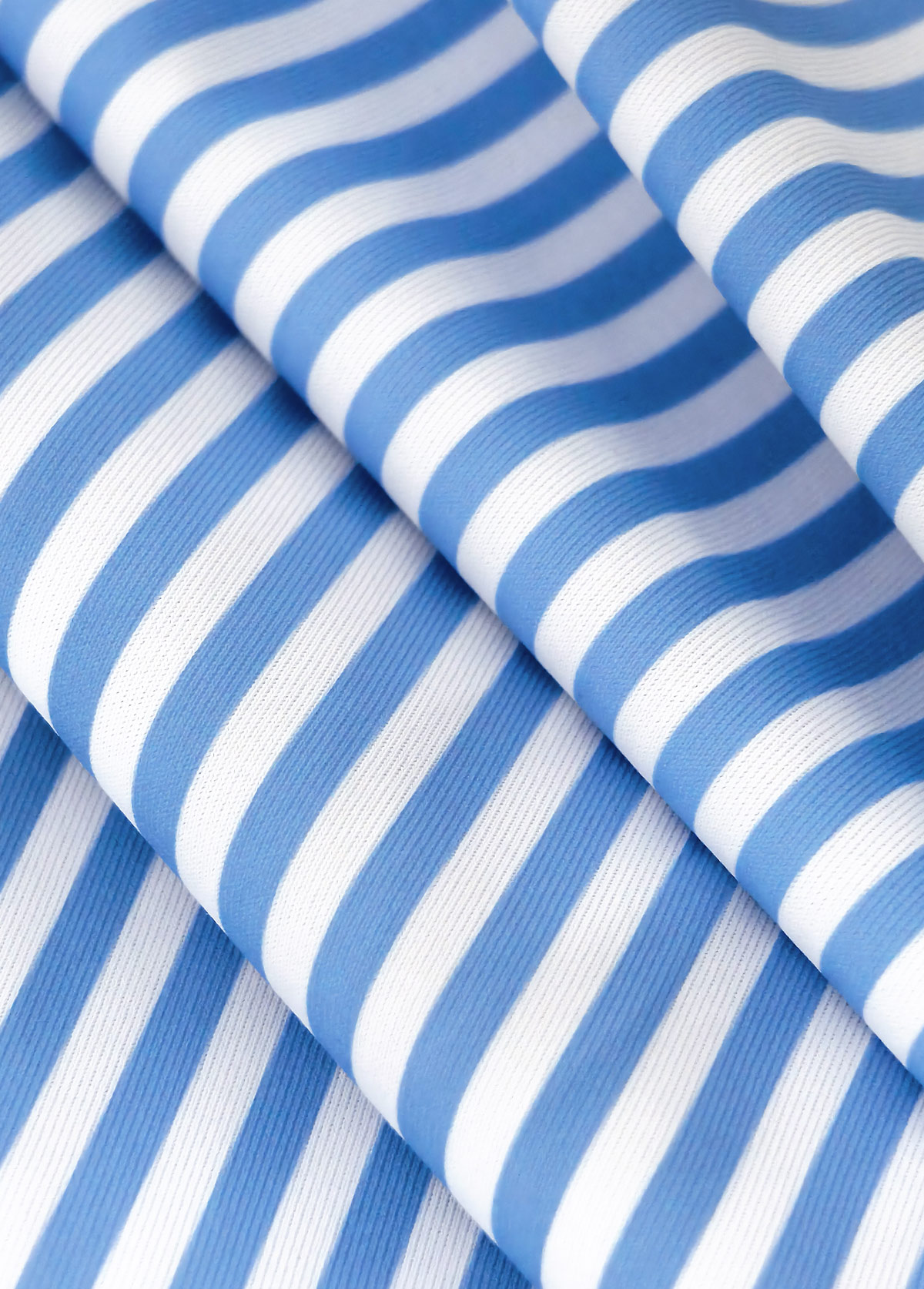 Ruffle One Shoulder Light Blue One Piece Swimdress | picture 