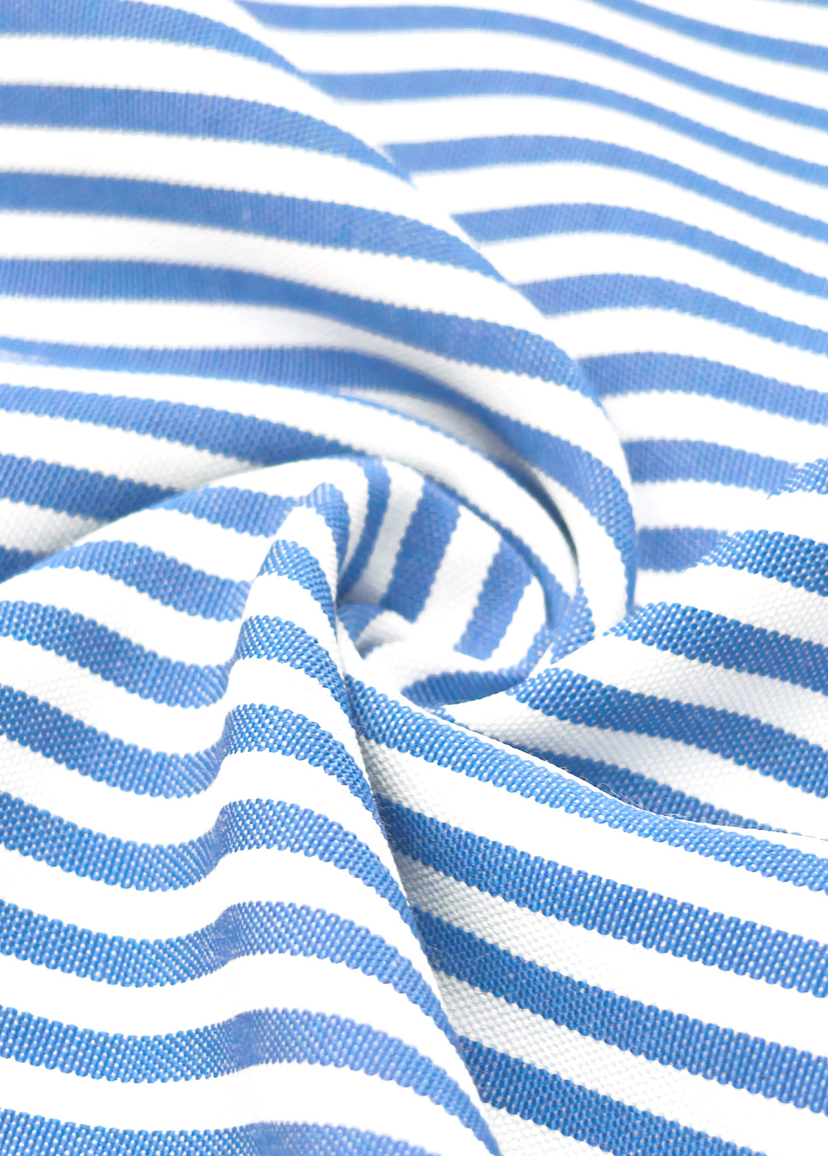 Blue Striped Short Sleeve Square Neck T Shirt | picture 