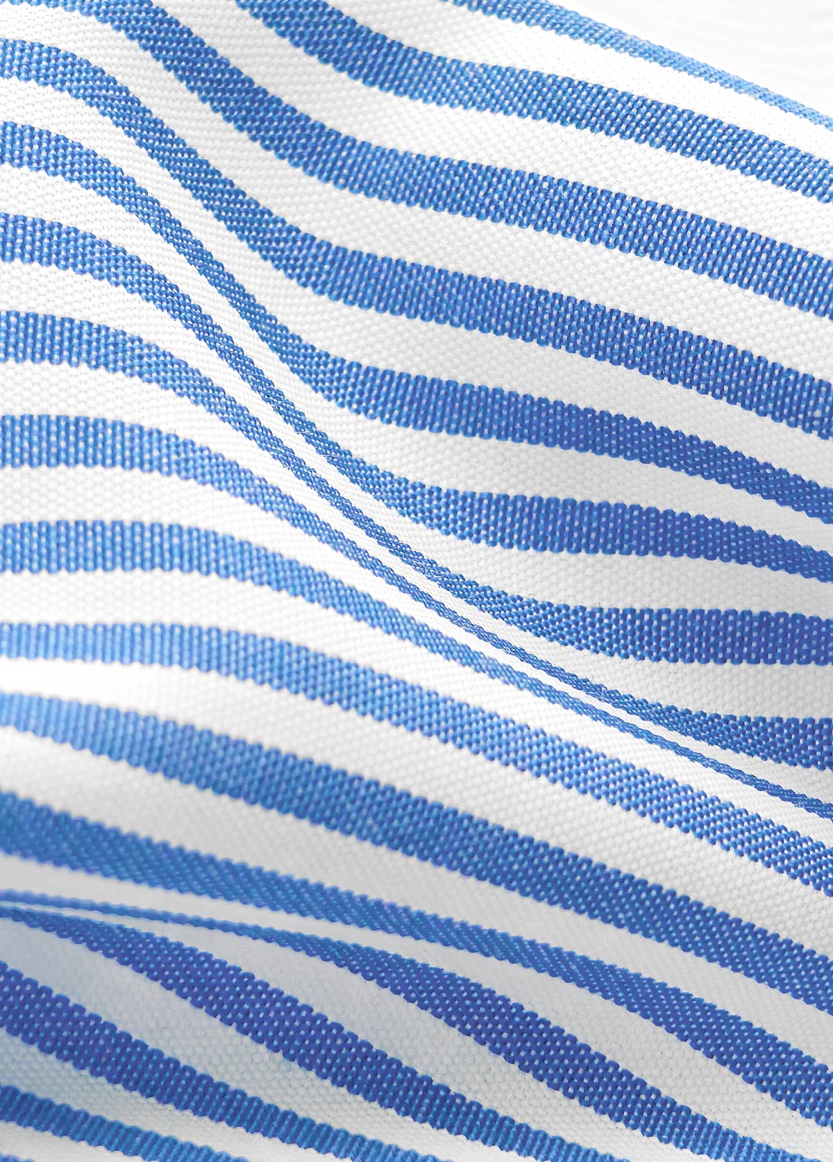 Blue Striped Short Sleeve Square Neck T Shirt | picture 