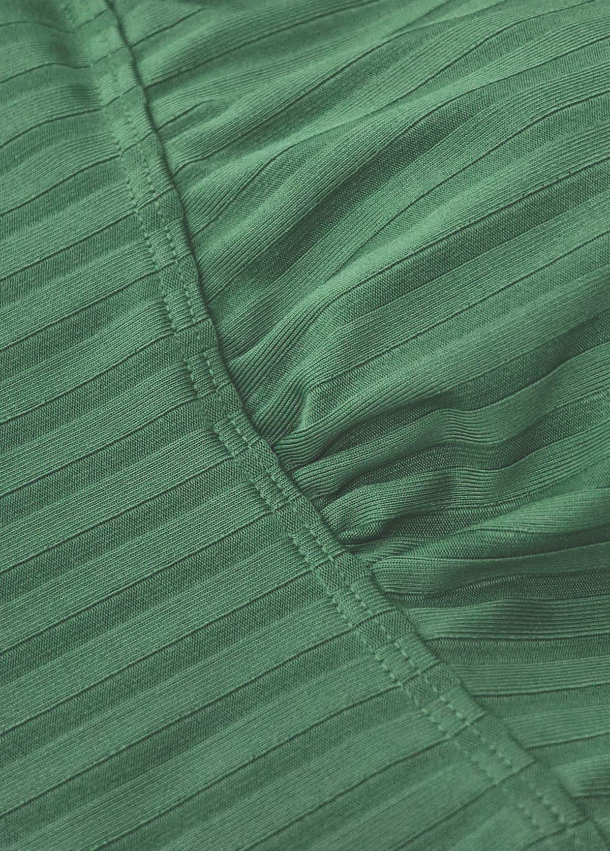 Mid Waisted Tropical Plants Print Sage Green Tankini Set | picture 