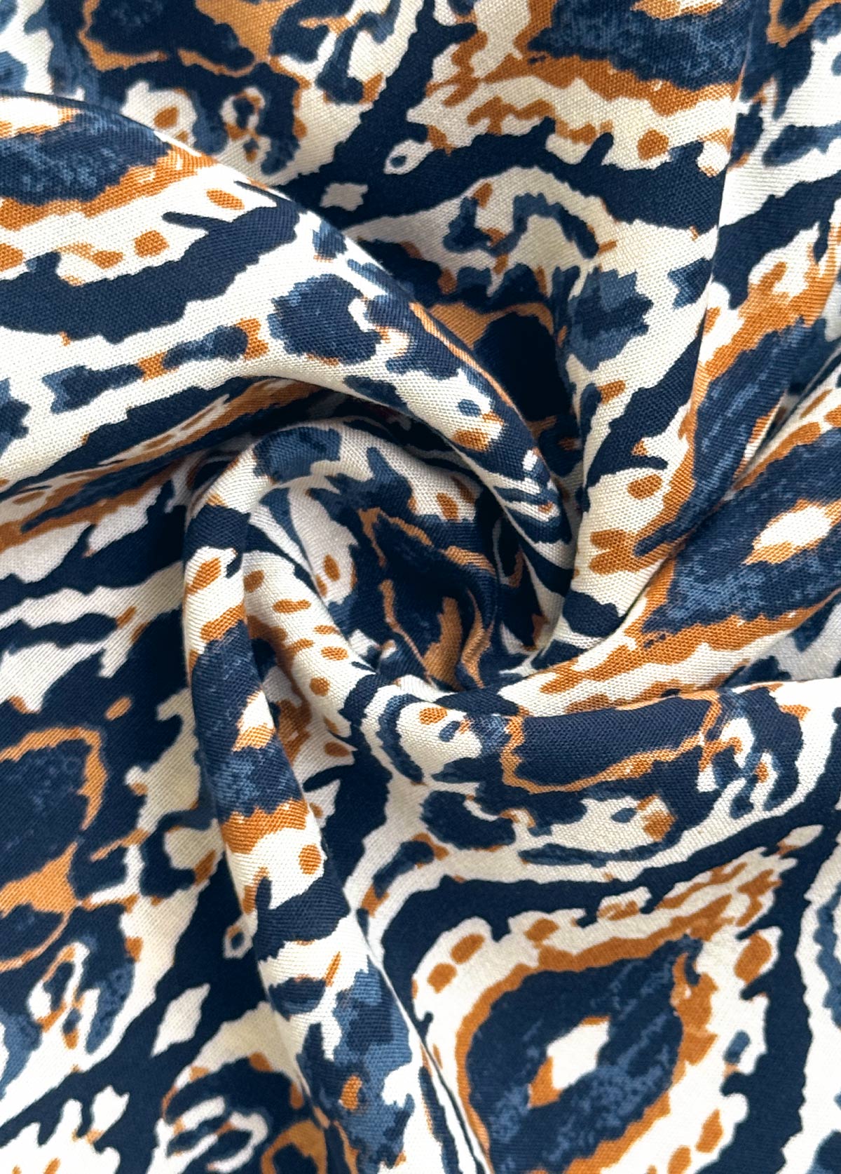 Multi Color Tribal Print A Line Elastic Waist Skirt | picture 