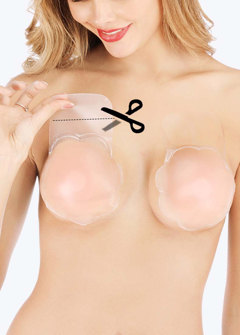 Pink Silica Gel Nude Breast Stickers | picture 