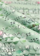 Light Green Criss Cross Geometric Printed Non-sequined T Shirt | thumb picture 