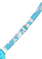 Ruffle Tropical Plants Print Tankini Set | thumb picture 