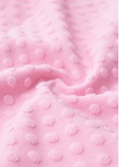 Contrast Binding Pink V-Neck Tankini Set | thumb picture 