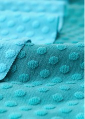 Patchwork V Neck Cyan Tankini Set | thumb picture 