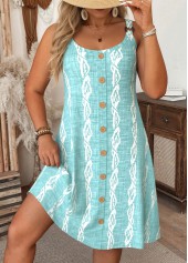 Plus Size Mint Green Tummy Coverage Strappy Dress | thumb picture 
