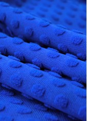 Ruched High Waisted Plants Print Royal Blue Tankini Set | thumb picture 