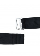 Lace Mid Waisted Black Bikini Set | thumb picture 