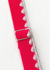 Mid Waisted Tribal Print Red Tankini Set | thumb picture 