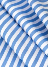 Ruffle One Shoulder Light Blue One Piece Swimdress | thumb picture 