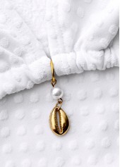 Low Waisted Tie White Bikini Set | thumb picture 