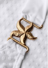 Low Waisted Tie White Bikini Set | thumb picture 