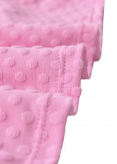 Mid Waisted Polka Dot Pink Tankini Set | thumb picture 