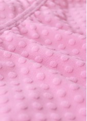 Mid Waisted Polka Dot Pink Tankini Set | thumb picture 