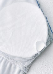 Mid Waisted Striped Light Blue Tankini Set | thumb picture 