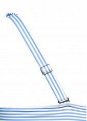 Mid Waisted Striped Light Blue Tankini Set | thumb picture 