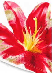 Mid Waisted Floral Print Red Tankini Set | thumb picture 