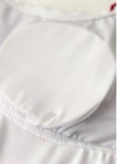 Mid Waisted Floral Print Red Tankini Set | thumb picture 