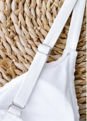 White Ruched Detail One Piece Swimwear | thumb picture 