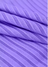 Mid Waisted Floral Print Purple Tankini Set | thumb picture 