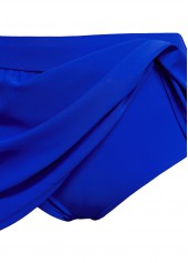 Mid Waisted Floral Print Royal Blue Tankini Set | thumb picture 